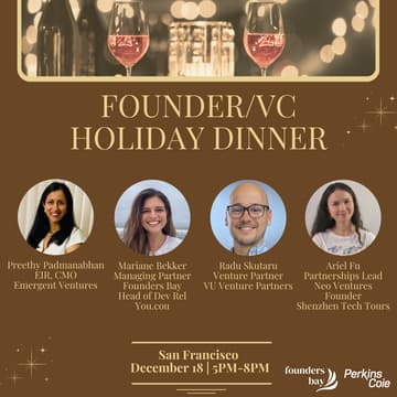Cover Image for Founder/VC Holiday Dinner