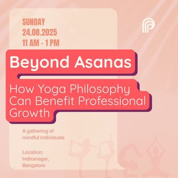 Cover Image for Beyond Asanas: How Yoga Philosophy Can Benefit Professional Growth