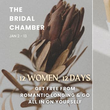 Cover Image for The Bridal Chamber - 12 women, 12 days (1:1 secret sessions)