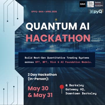 Cover Image for QUANTUM AI HACKATHON - AI agents meet qubits, powered by XpyQ