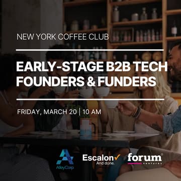 Cover Image for NYC Coffee Club | Early-Stage B2B Founders & Funders