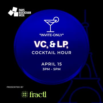 Cover Image for Paris Blockchain Week VCs & LPs Cocktail Hour ✨ (invite only)