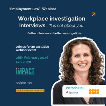 Cover Image for Workplace Investigation Interviews - It's Not About You