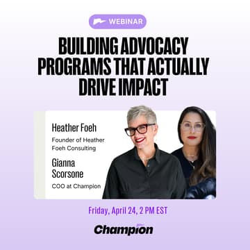 Cover Image for Building Advocacy Programs That Actually Drive Impact