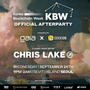 Cover Image for KBW 2025 Official Afterparty | Closing Night with Chris Lake | Powered by Gaia x DogeOS