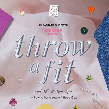 Cover Image for THROW A FIT @ OSTARA COFFEE feat. Hope Cox