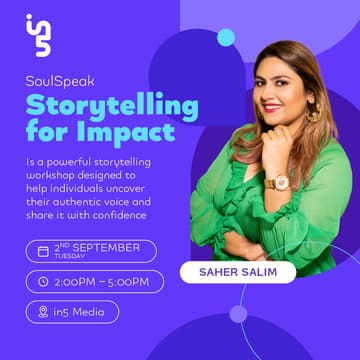 Cover Image for Storytelling for Impact -workshop