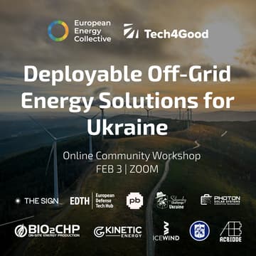 Cover Image for EEC x Tech4Good – Deployable Off-Grid Energy Solutions for Ukraine