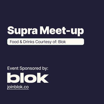 Cover Image for Supra Toronto meetup (drinks & food courtesy of Blok)