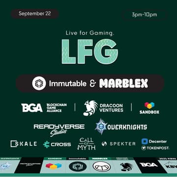 Cover Image for ✨LFG: Live for Gaming by IMMUTABLE & MARBLEX 🎮