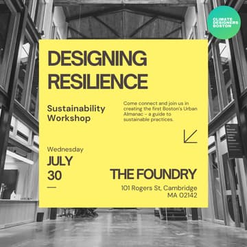 Cover Image for Designing Resilience: Sustainability Workshop