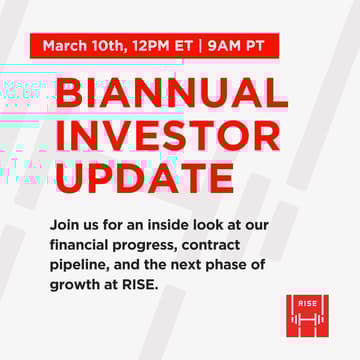 Cover Image for RISE Biannual Investor Update