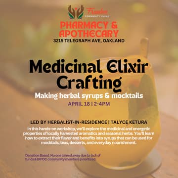 Cover Image for Medicinal Elixir Crafting- Making herbal syrups & mocktails