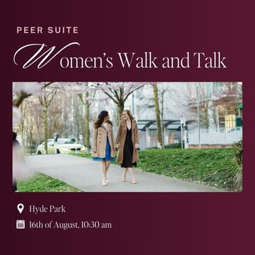 Cover Image for Peer Suite: Women's Walk and Talk