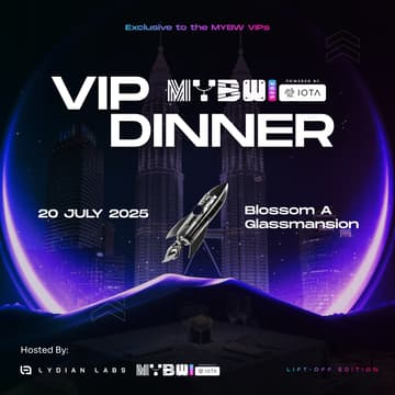 Cover Image for #MYBW2025 Official VIP Dinner