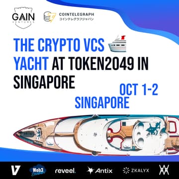 Cover Image for The Crypto VCs 🛳️ YACHT in Singapore