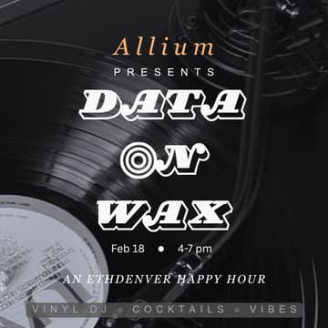 Cover Image for Data on Wax: An Allium Happy Hour