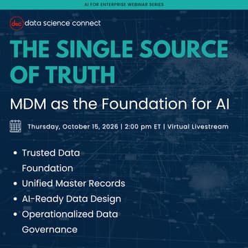 Cover Image for The Single Sourceof Truth: MDM as the Foundation for AI