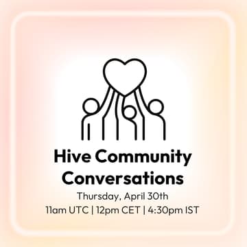 Cover Image for Hive Community Conversations