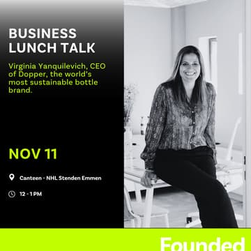 Cover Image for Business Lunch Talk - Virginia Yanquilevich (Dopper) @Emmen