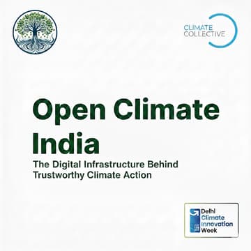 Cover Image for Open Climate India: The Digital Infrastructure Behind Trustworthy Climate Action