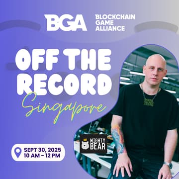 Cover Image for BGA Off-The-Record 📍Singapore: AI & Web3 Gaming ft. Simon Davis
