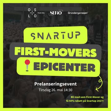 Cover Image for 🚀 Snartup First Movers