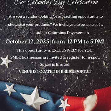 Cover Image for COLUMBUS DAY POP-UP EXCLUSIVE EVENT