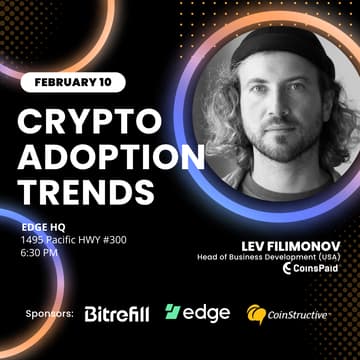 Cover Image for CoinsPaid & Crypto Adoption Trends with Lev Filimonov