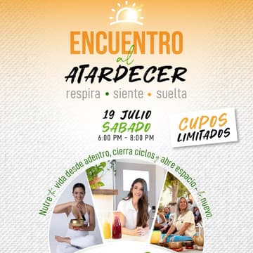 Cover Image for Encuentro al Atardecer: Respira, Siente, Suelta