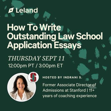 Cover Image for How To Write Outstanding Law School Application Essays