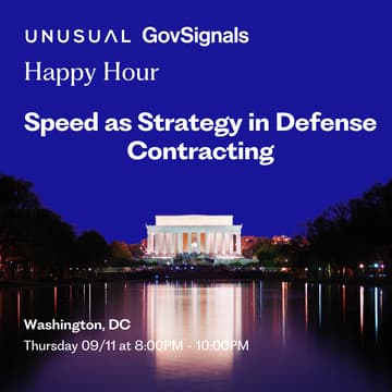 Cover Image for Unusual Ventures & GovSignals Dessert Happy Hour
