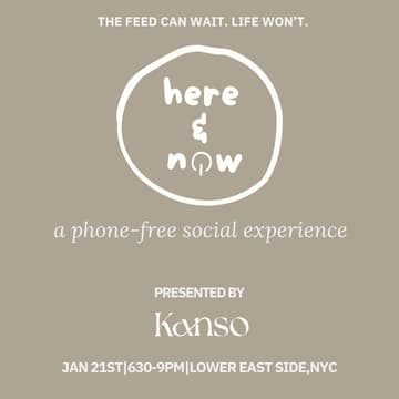 Cover Image for Here & Now: A Phone-Free Experience (NYC)
