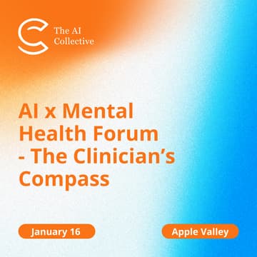 Cover Image for AI x Mental Health Forum - The Clinician’s Compass