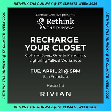 Cover Image for Recharge Your Closet ✨ A Sustainable Fashion Pop-Up by Rethink the Runway