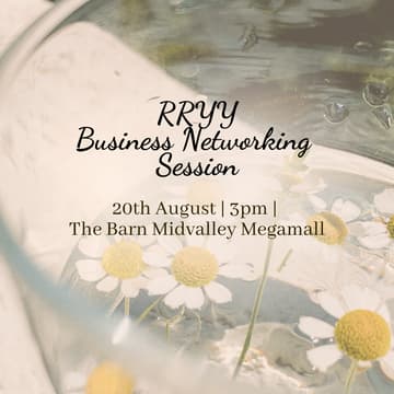 Cover Image for RRYY WEEKLY BUSINESS NETWORKING SESSION