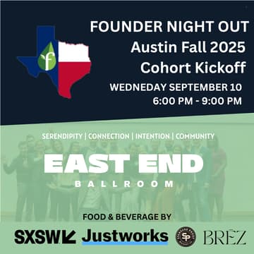 Cover Image for Founder Night Out | Austin Fall 2025 Kickoff Happy Hour