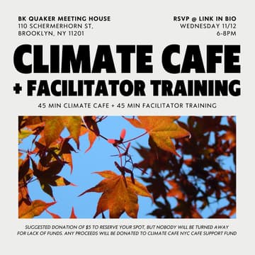 Cover Image for Climate Cafe & Facilitator Training