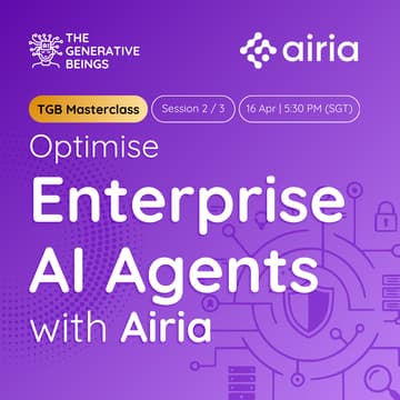 Cover Image for Optimise Enterprise AI Agents with Airia | TGB Masterclass 2 of 3