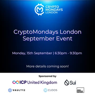 Cover Image for CryptoMondays London September Event