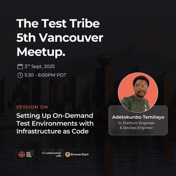 Cover Image for On-Demand Test Environments with IaC | Vancouver