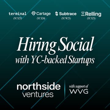 Cover Image for Hiring Social ft. YC-Backed Founders | Northside Ventures x WVG