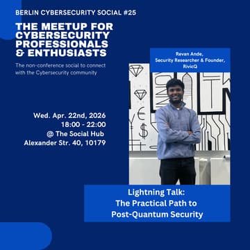 Cover Image for Berlin Cybersecurity Social #25