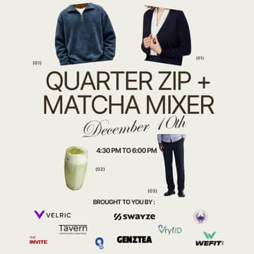 Cover Image for Intergenerational Quarter Zip + Matcha Mixer