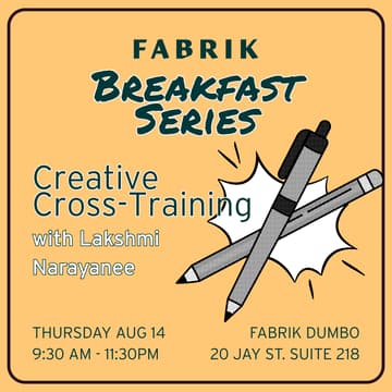 Cover Image for Fabrik's Breakfast Series: Creative Cross-Training