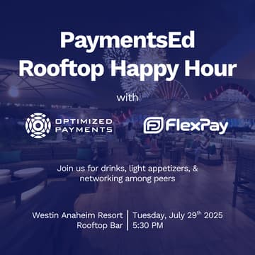 Cover Image for PaymentsEd Rooftop Happy Hour