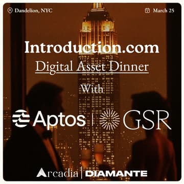 Cover Image for DAS VIP Dinner with Introduction.com, Aptos, GSR, & Diamante