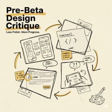 Cover Image for Pre-Beta Design Crit [Virtual, Biweekly]