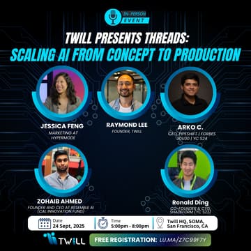 Cover Image for Twill Presents Threads: Scaling AI from Concept to Production for Operators and Investors