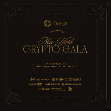 Cover Image for NYC Crypto Gala by Donut: INVITE ONLY